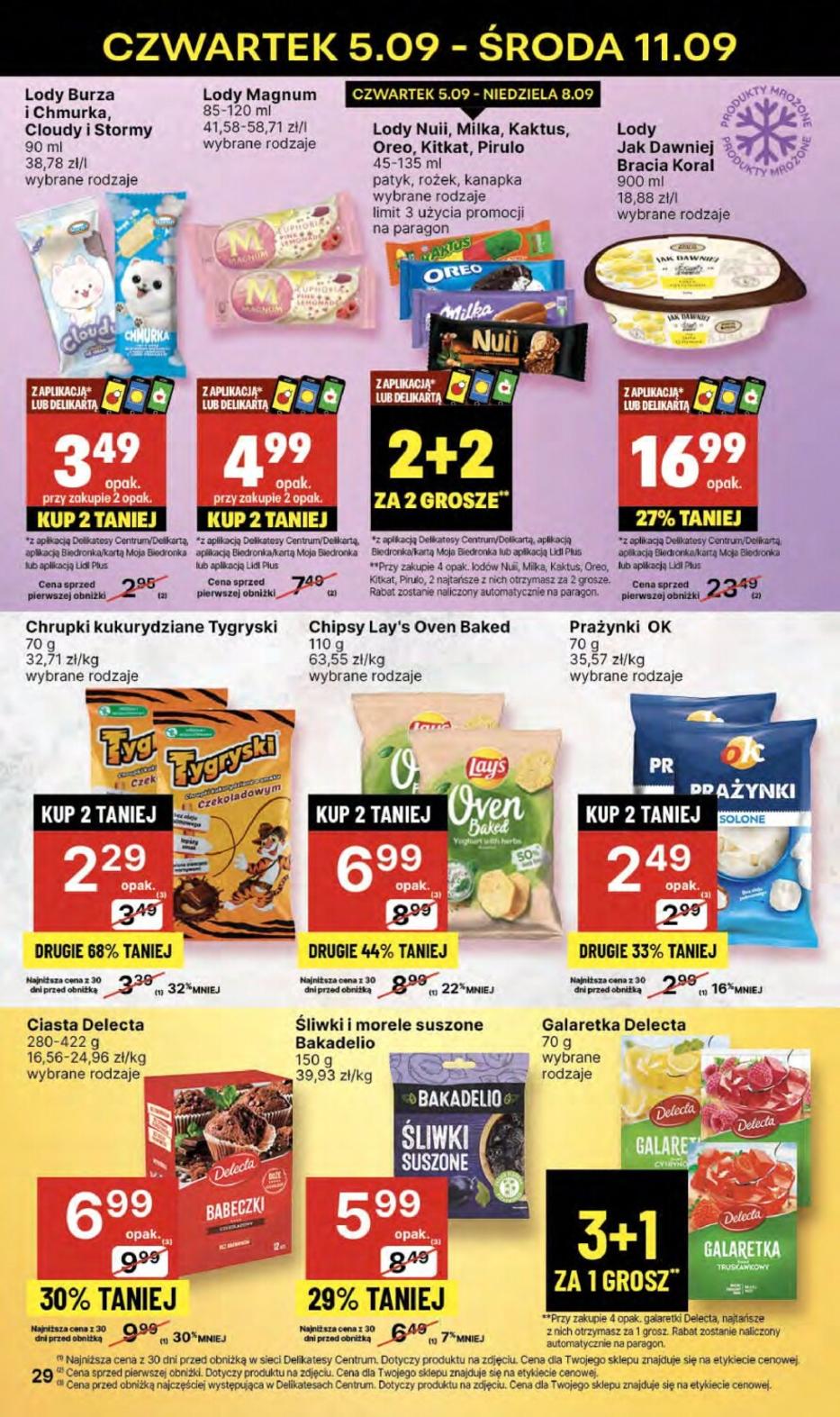 Gazetka promocyjna Delikatesy Centrum str. 29