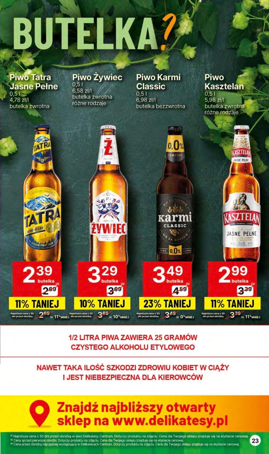 Gazetka promocyjna Delikatesy Centrum str. 23