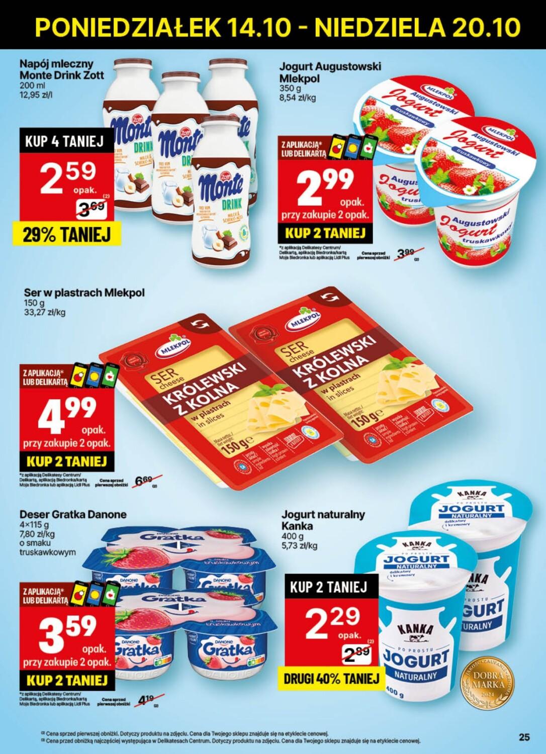 Gazetka promocyjna Delikatesy Centrum str. 25