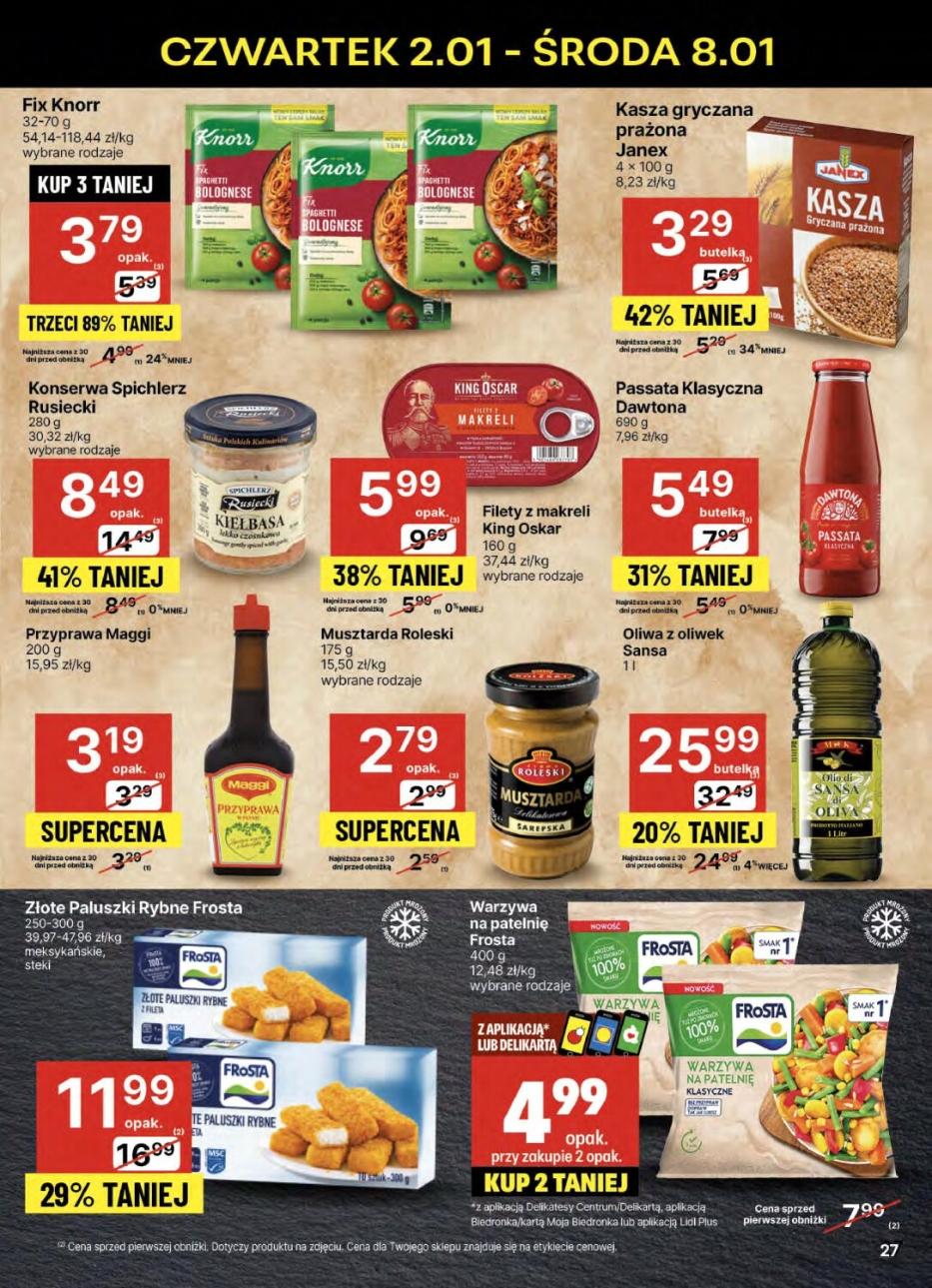 Gazetka promocyjna Delikatesy Centrum str. 27