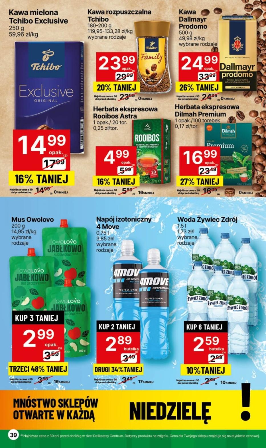 Gazetka promocyjna Delikatesy Centrum str. 39