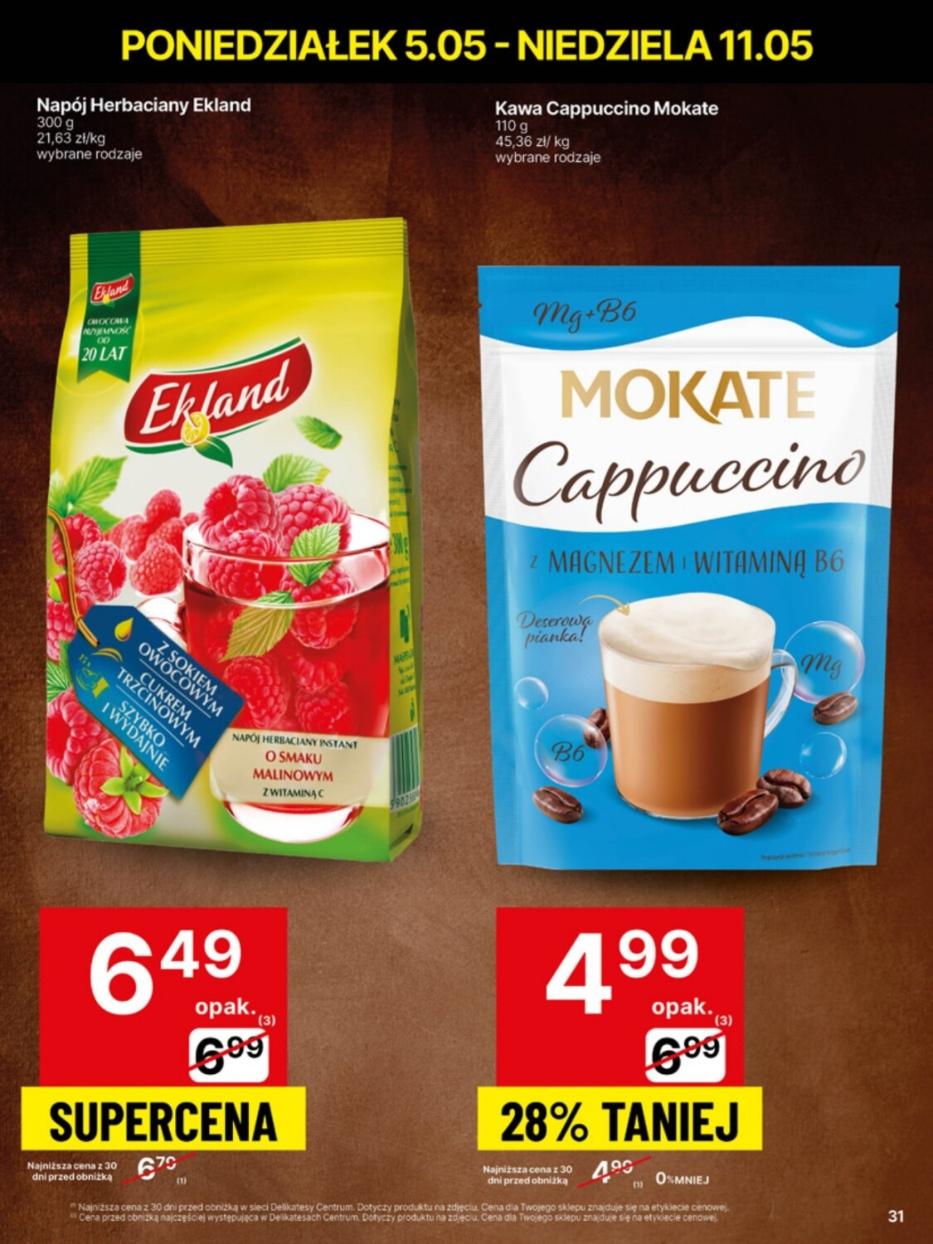 Gazetka promocyjna Delikatesy Centrum str. 31