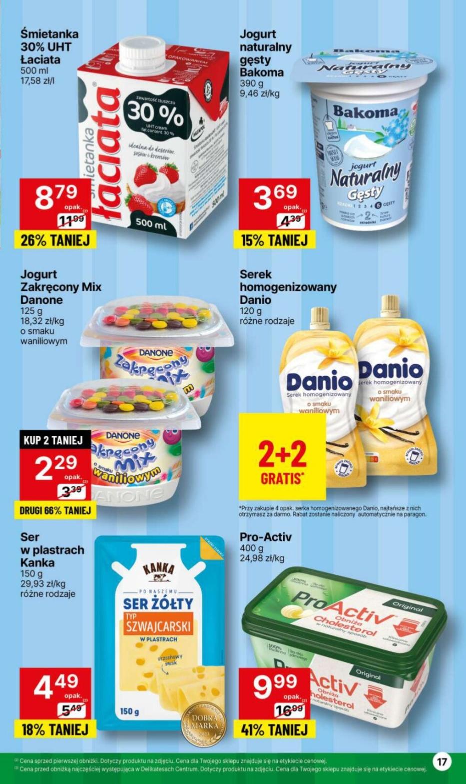 Gazetka promocyjna Delikatesy Centrum str. 17