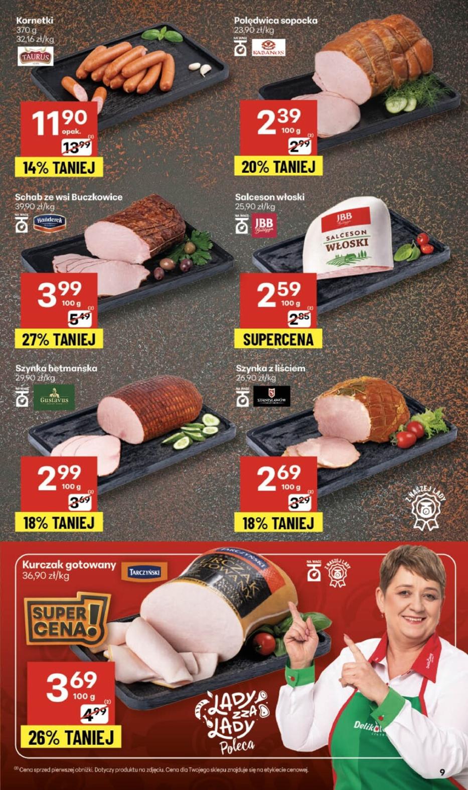 Gazetka promocyjna Delikatesy Centrum str. 9
