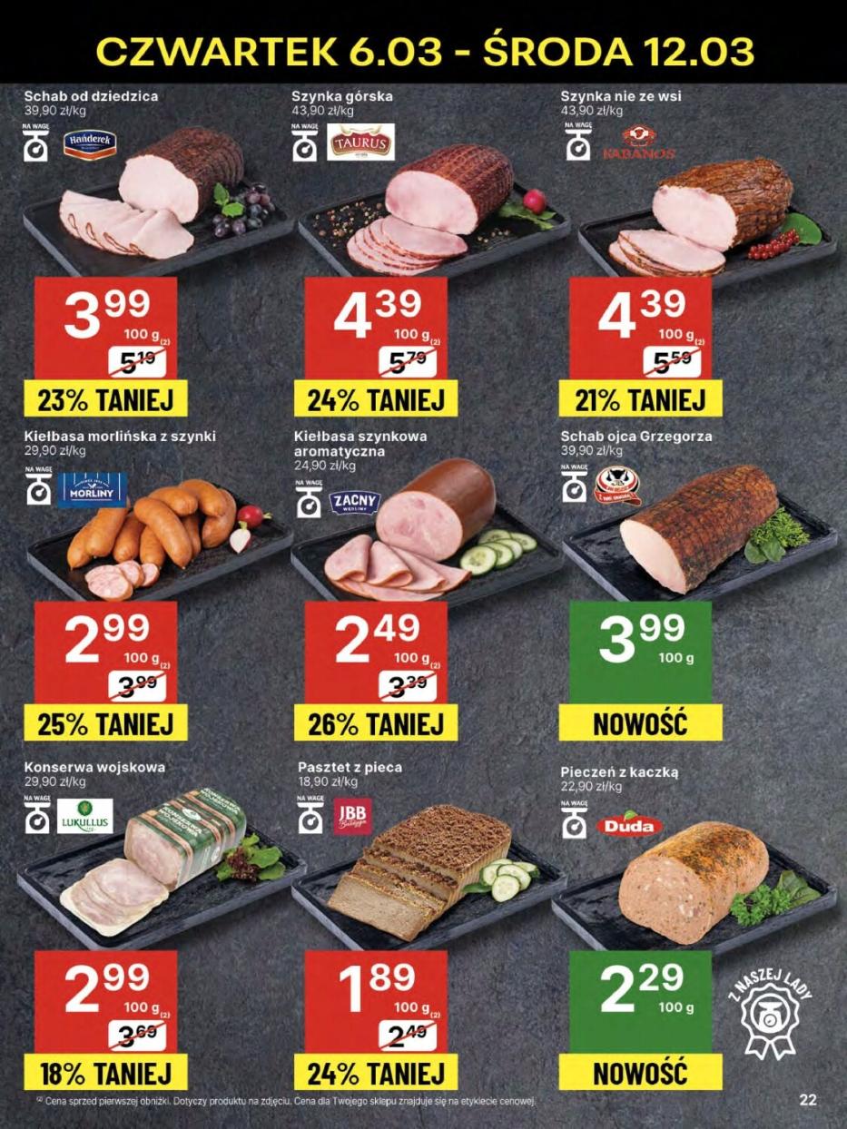 Gazetka promocyjna Delikatesy Centrum str. 22