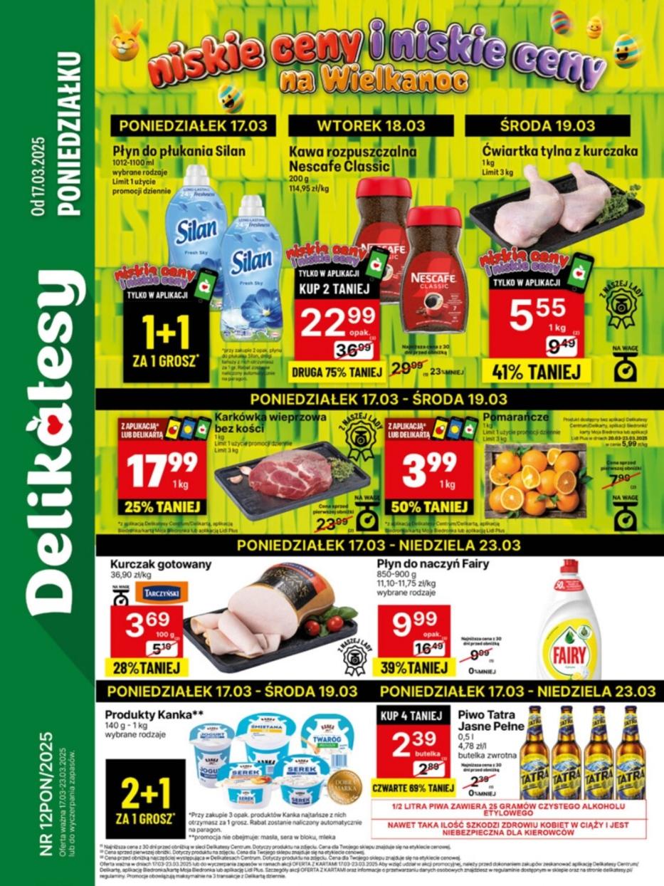 Gazetka promocyjna Delikatesy Centrum str. 1
