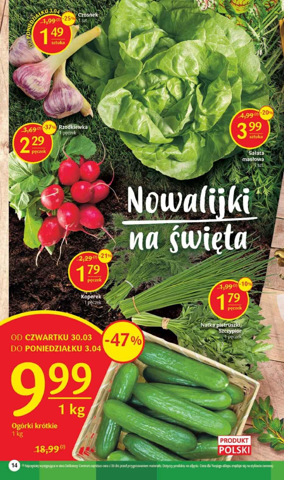 Gazetka promocyjna Delikatesy Centrum str. 14