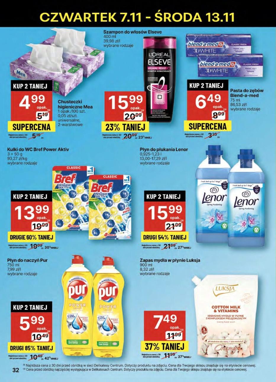 Gazetka promocyjna Delikatesy Centrum str. 32