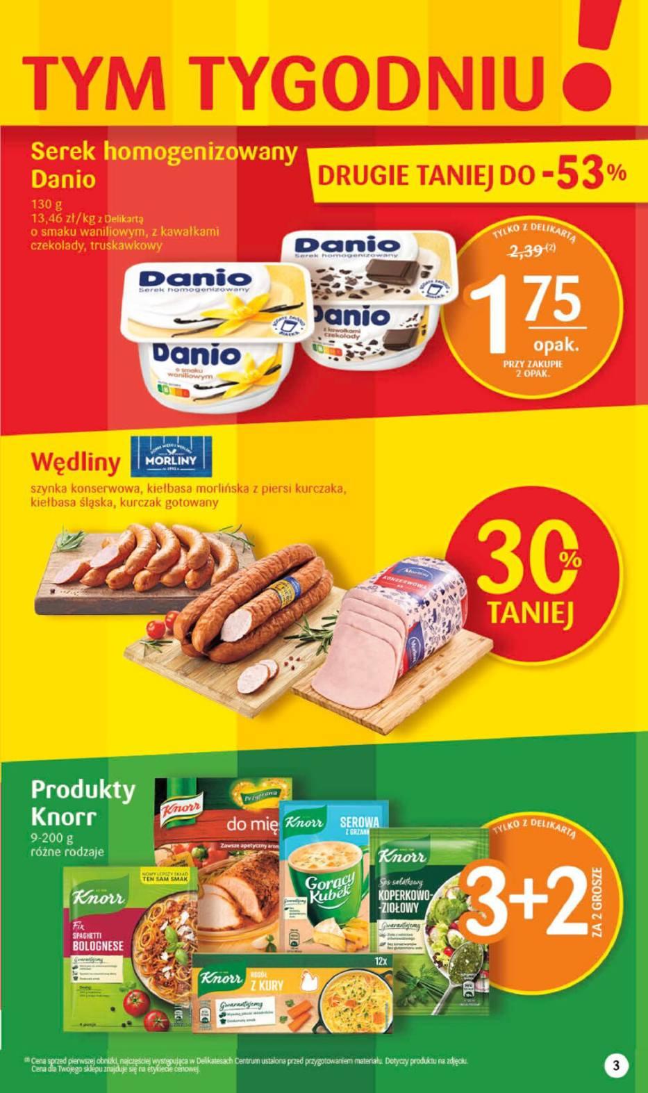 Gazetka promocyjna Delikatesy Centrum str. 3