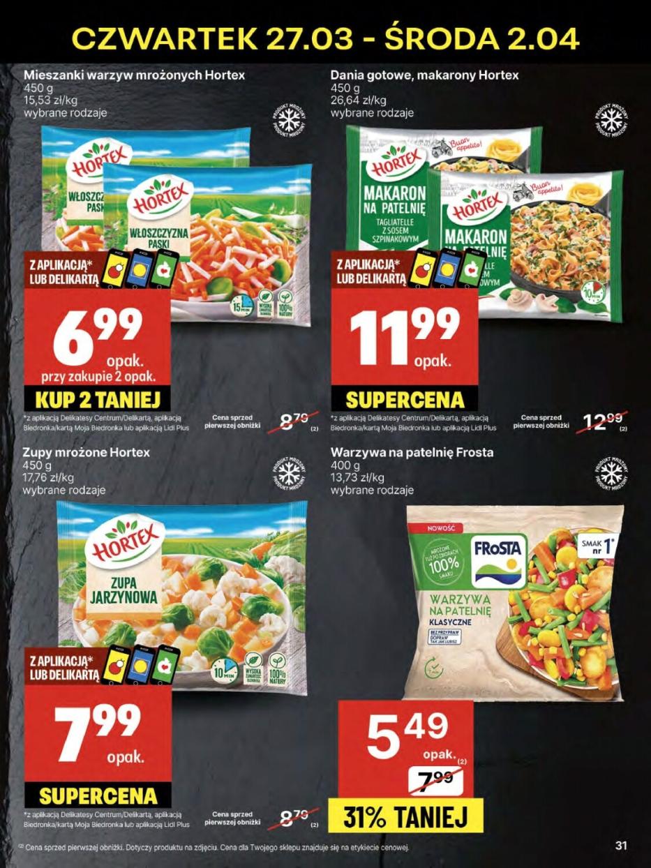 Gazetka promocyjna Delikatesy Centrum str. 31