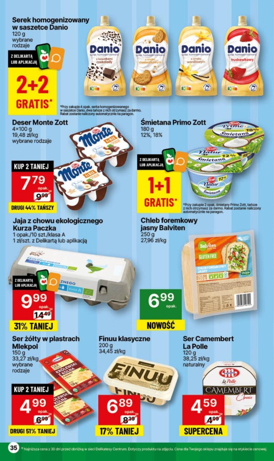 Gazetka promocyjna Delikatesy Centrum str. 35