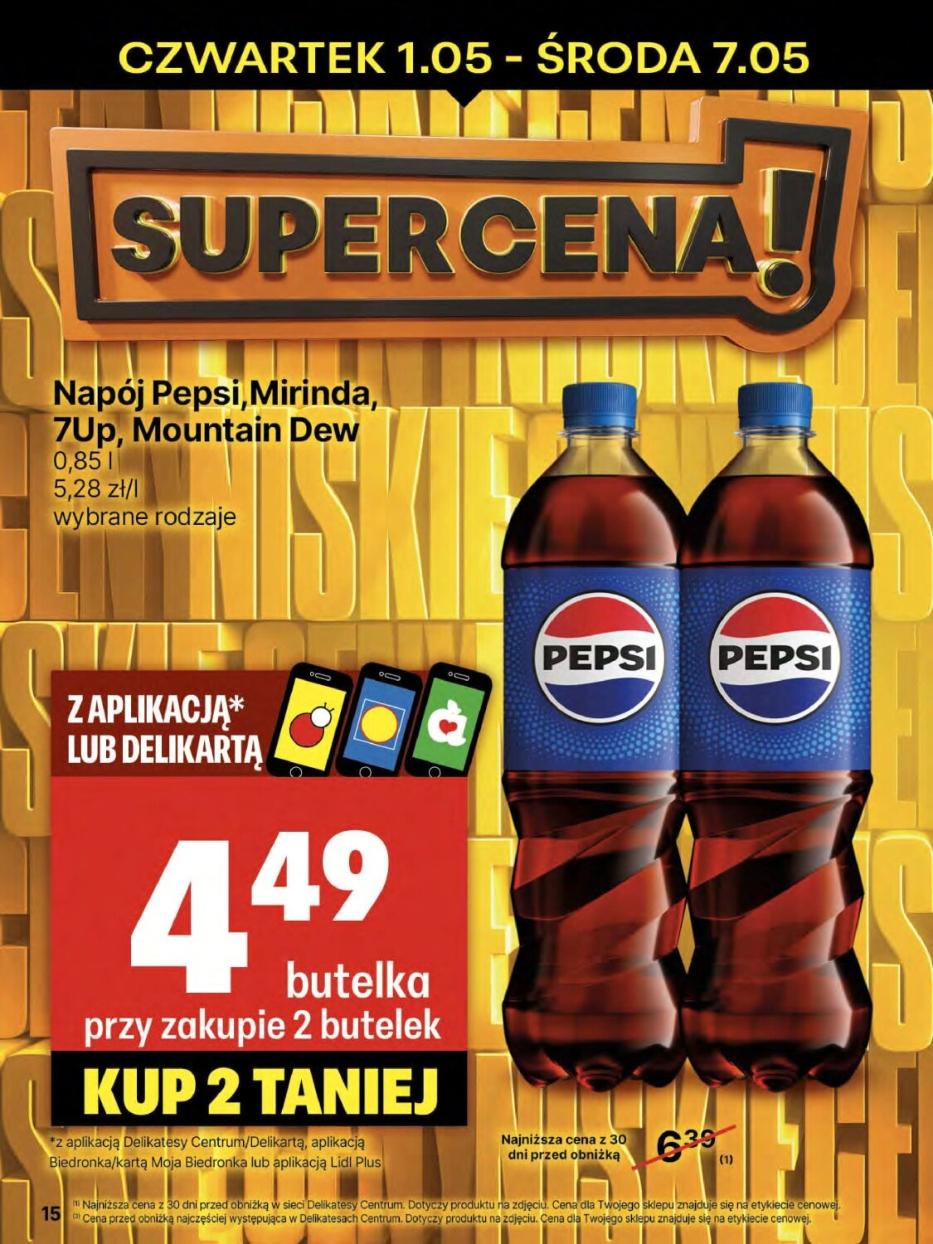 Gazetka promocyjna Delikatesy Centrum str. 15