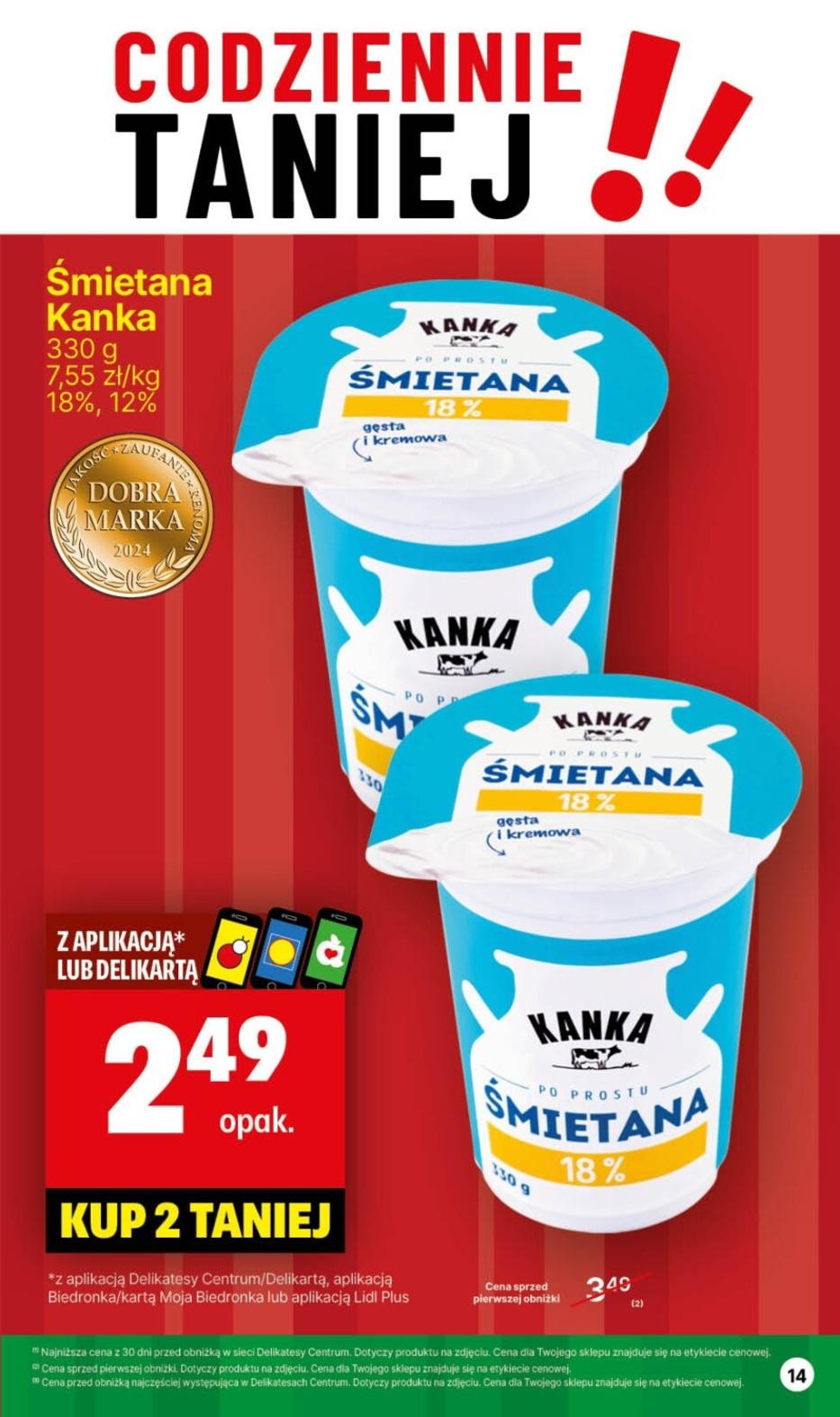 Gazetka promocyjna Delikatesy Centrum str. 14