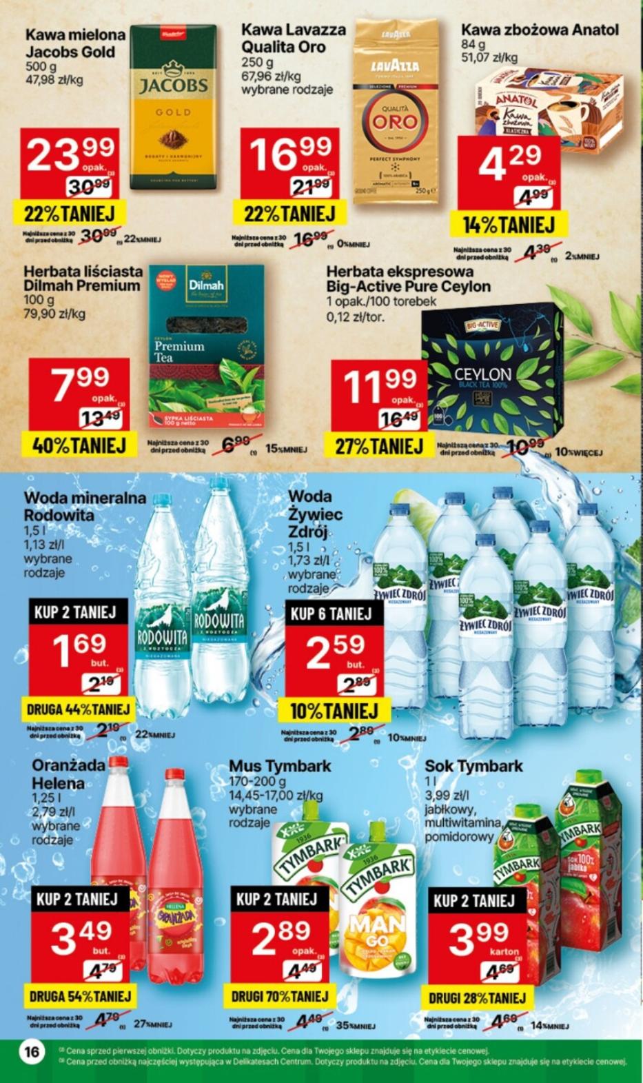 Gazetka promocyjna Delikatesy Centrum str. 16