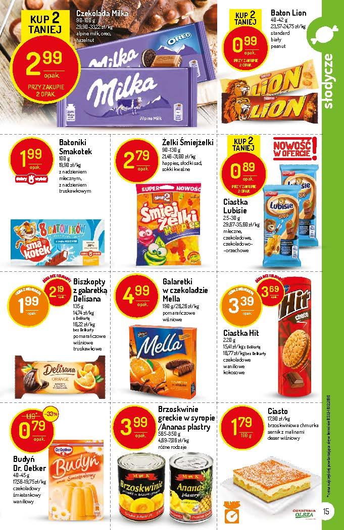 Gazetka promocyjna Delikatesy Centrum str. 15