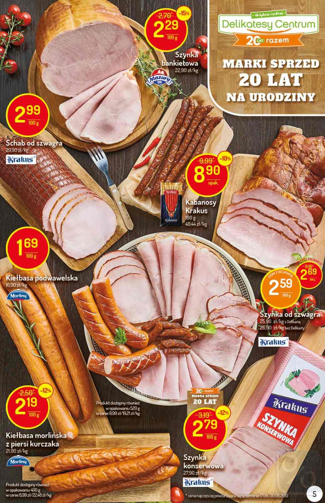 Gazetka promocyjna Delikatesy Centrum str. 5