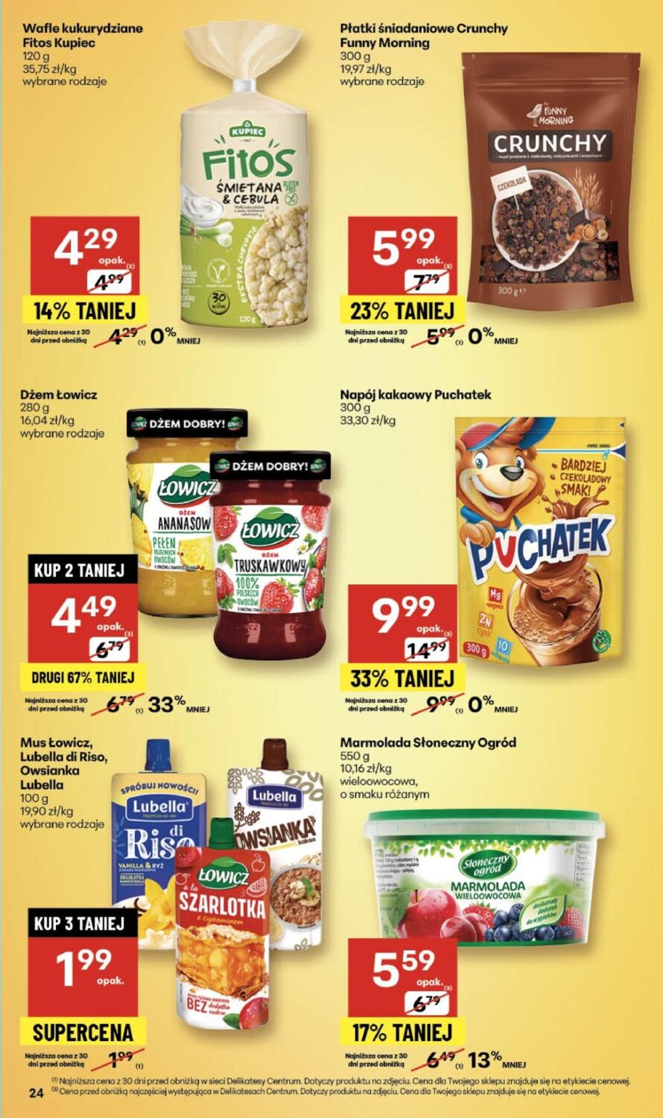 Gazetka promocyjna Delikatesy Centrum str. 24