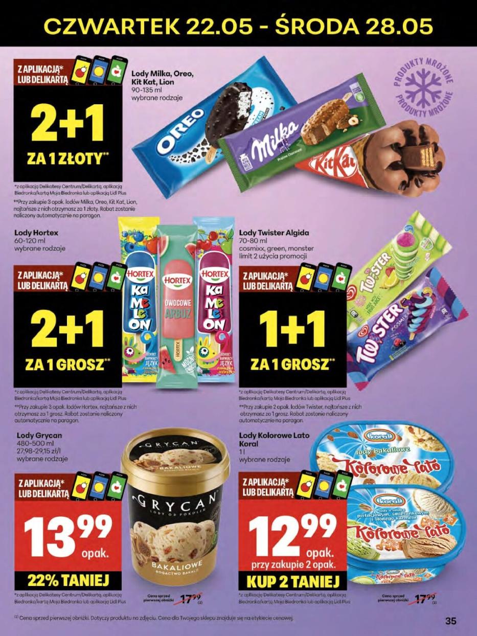 Gazetka promocyjna Delikatesy Centrum str. 35