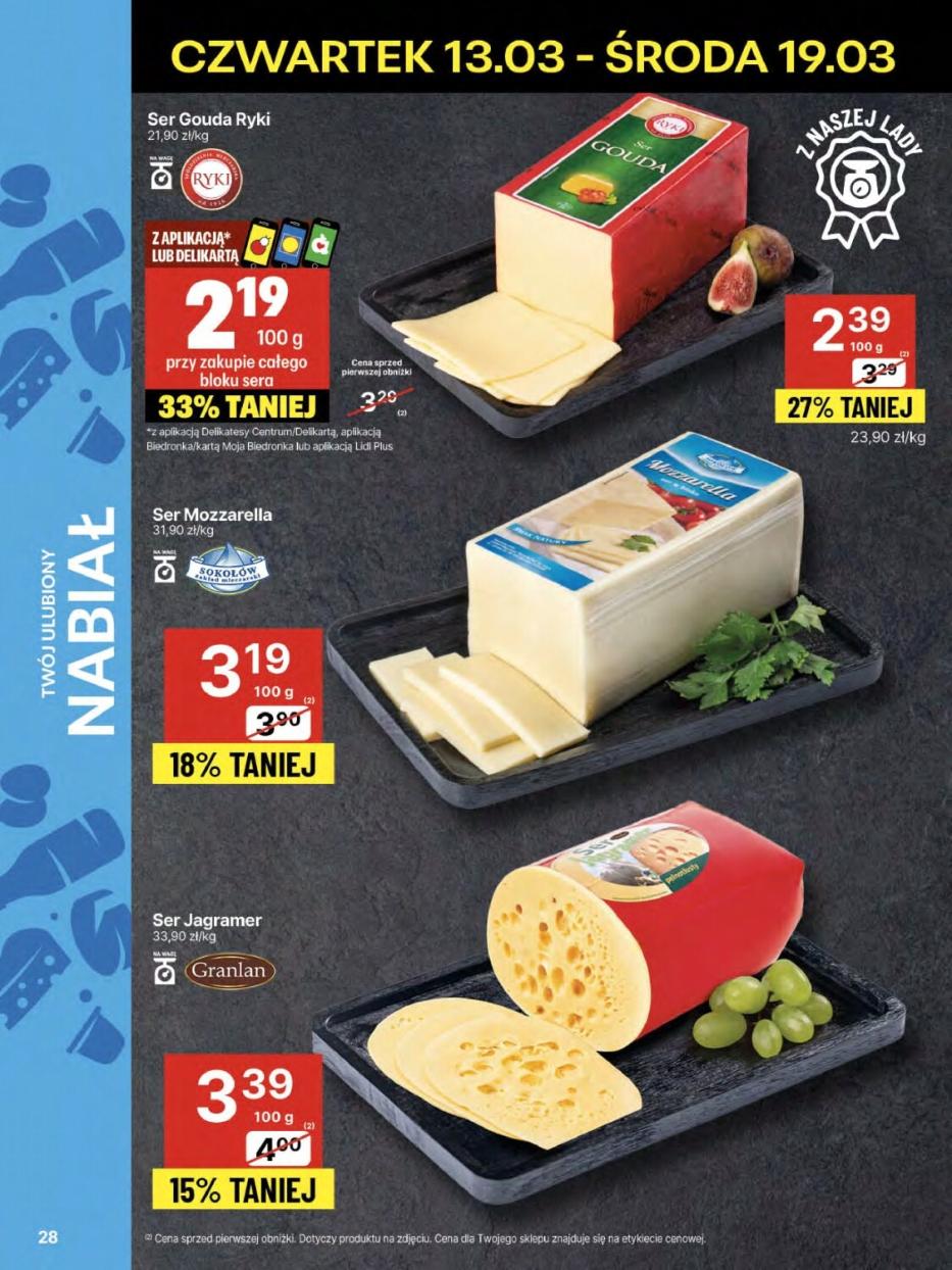 Gazetka promocyjna Delikatesy Centrum str. 28