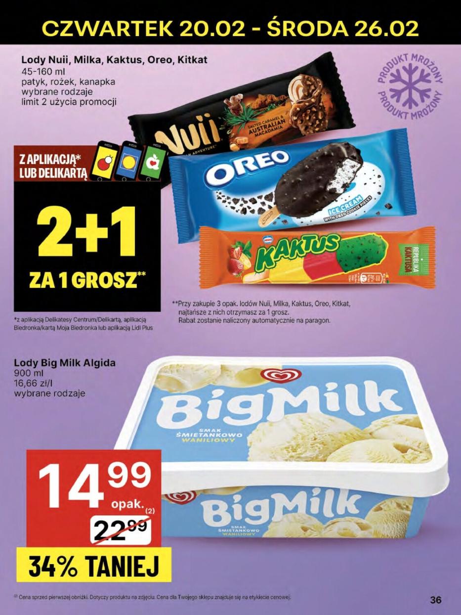 Gazetka promocyjna Delikatesy Centrum str. 36