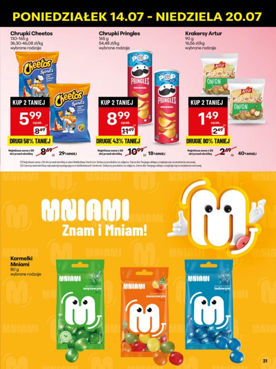 Gazetka promocyjna Delikatesy Centrum str. 31