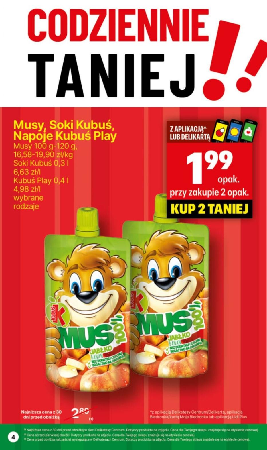 Gazetka promocyjna Delikatesy Centrum str. 4