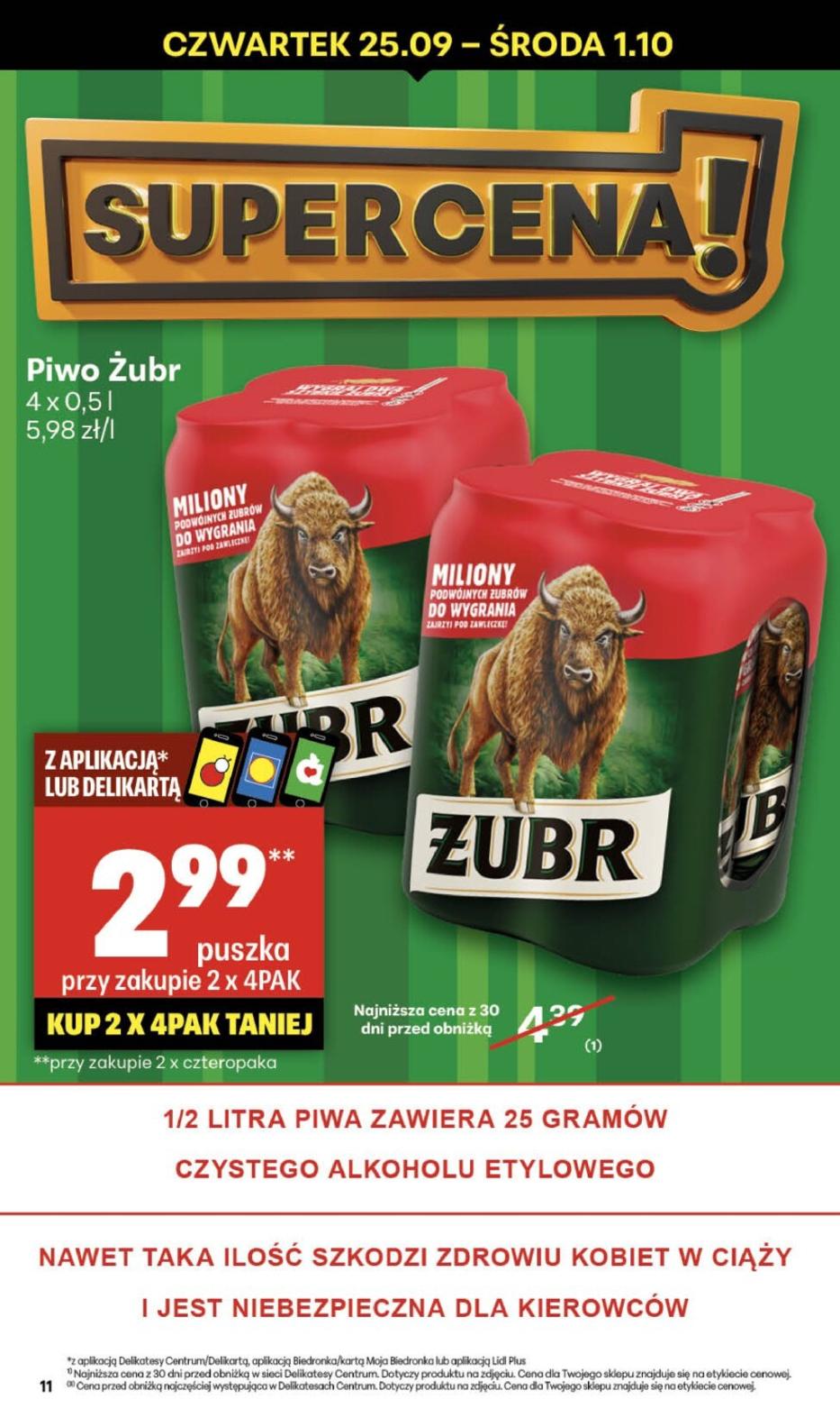 Gazetka promocyjna Delikatesy Centrum str. 11