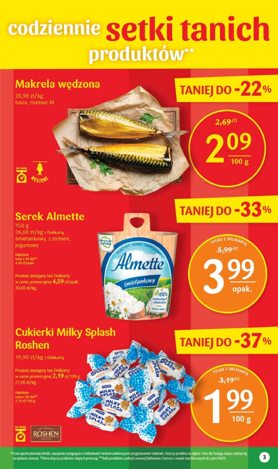 Gazetka promocyjna Delikatesy Centrum str. 3