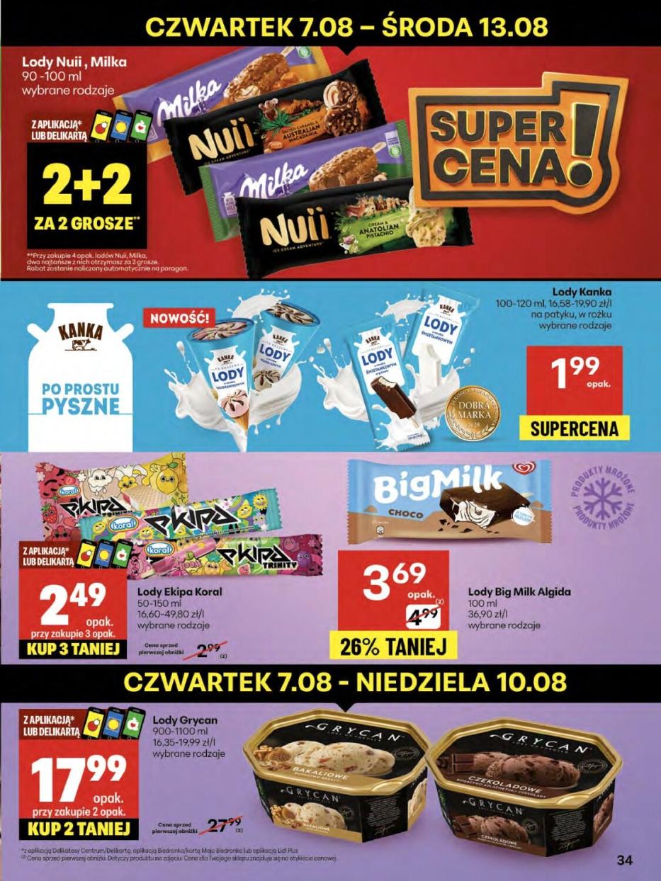 Gazetka promocyjna Delikatesy Centrum str. 34
