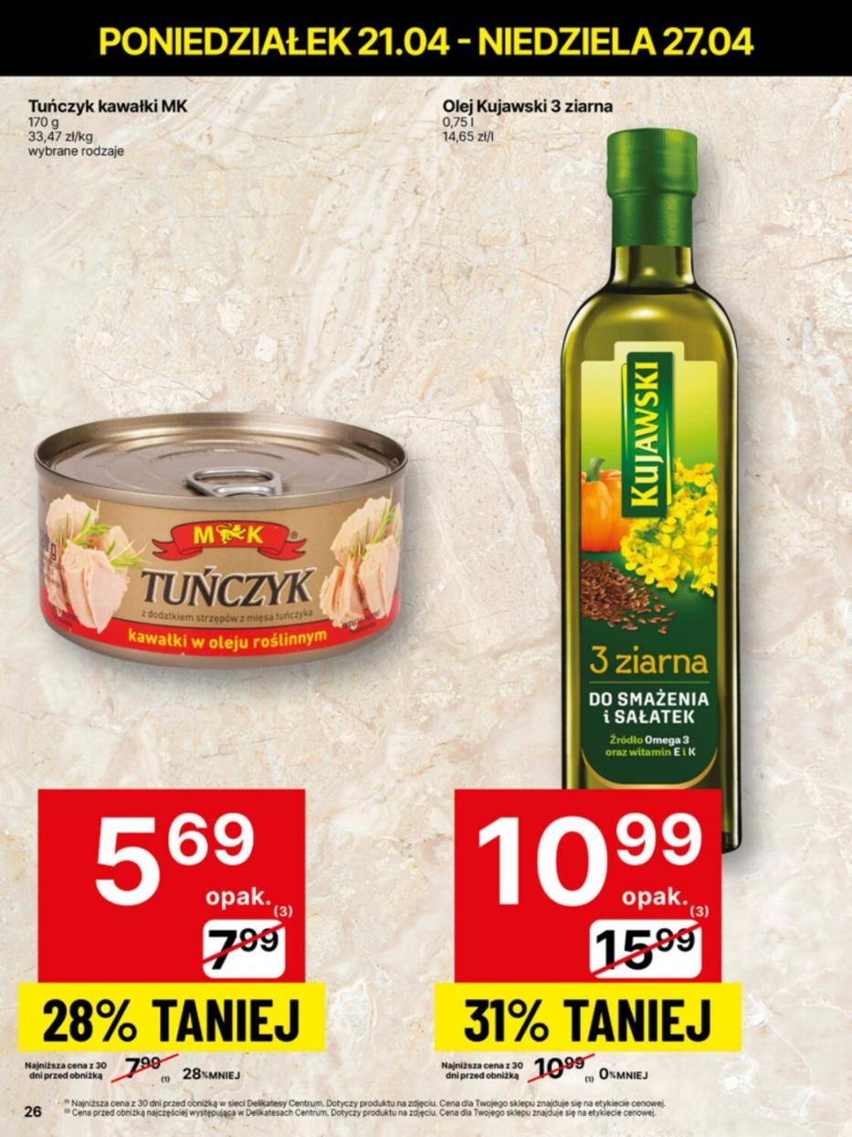 Gazetka promocyjna Delikatesy Centrum str. 26