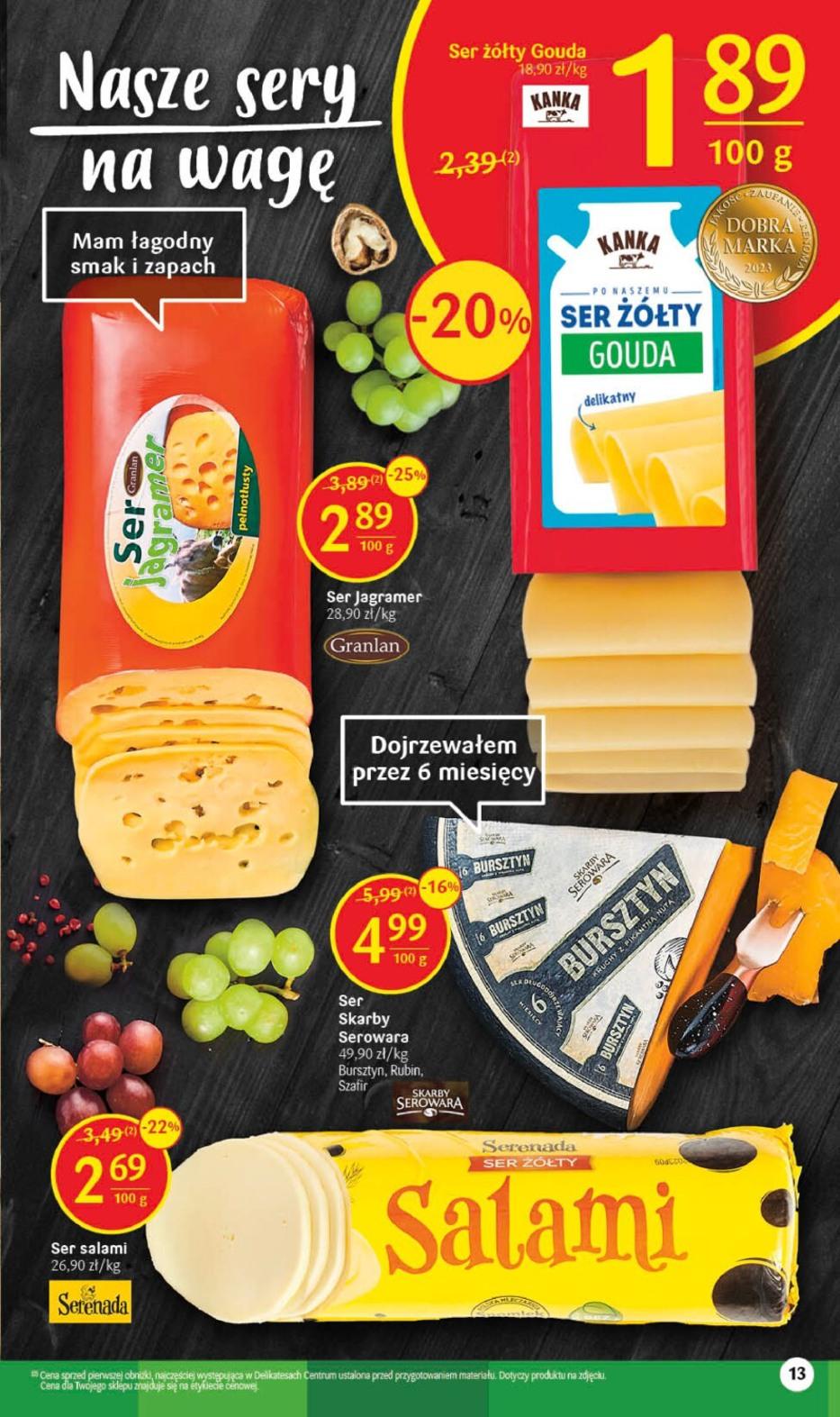 Gazetka promocyjna Delikatesy Centrum str. 13