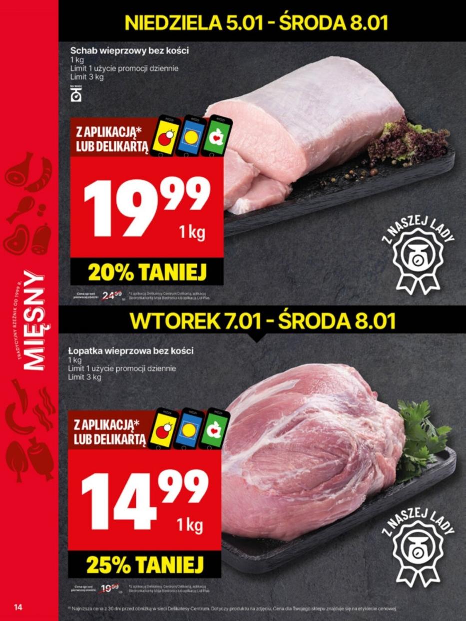 Gazetka promocyjna Delikatesy Centrum str. 14