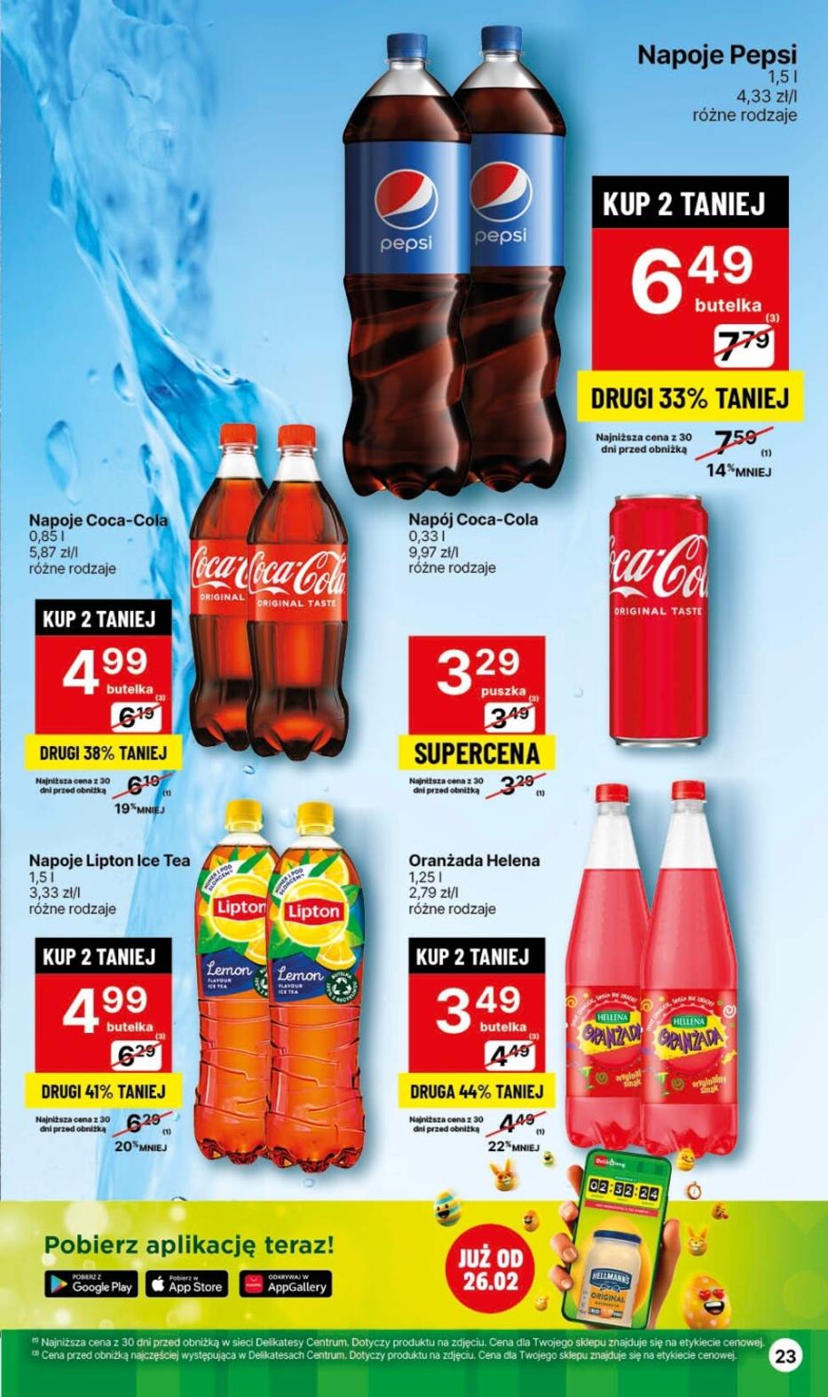 Gazetka promocyjna Delikatesy Centrum str. 23