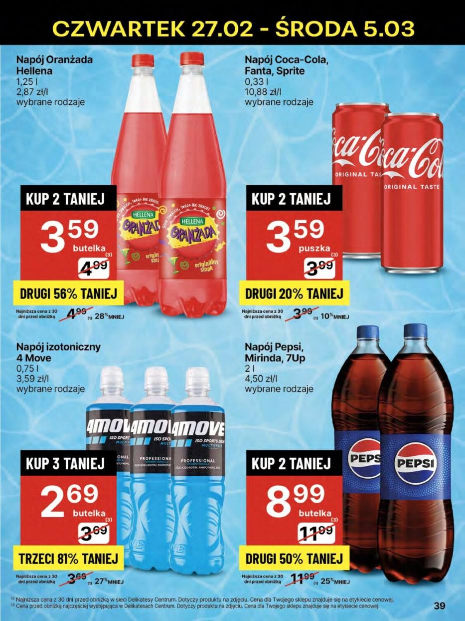 Gazetka promocyjna Delikatesy Centrum str. 39