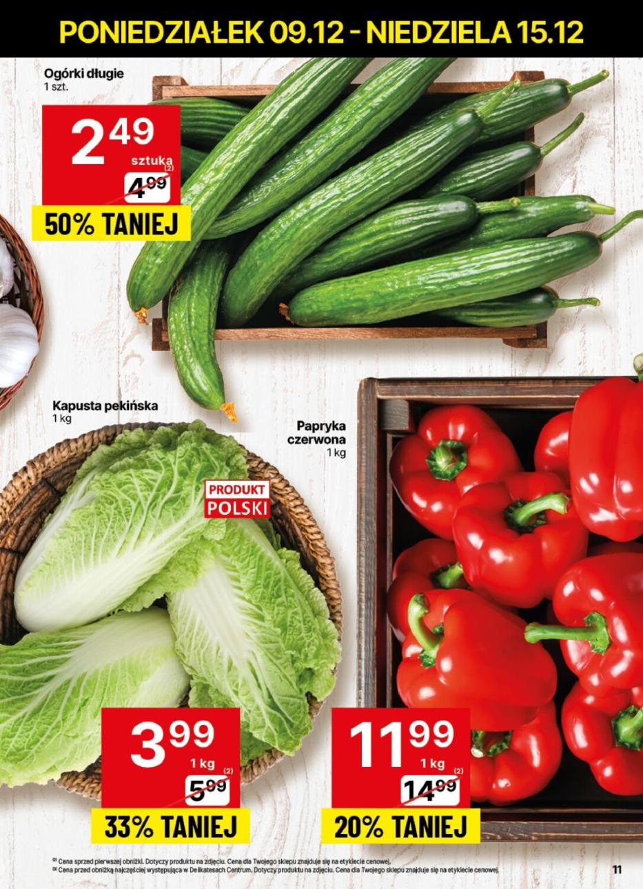 Gazetka promocyjna Delikatesy Centrum str. 11