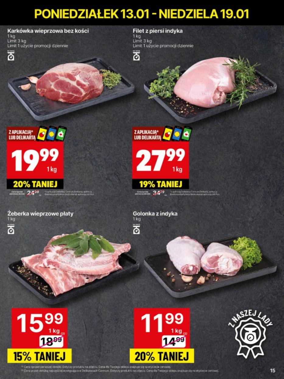 Gazetka promocyjna Delikatesy Centrum str. 15