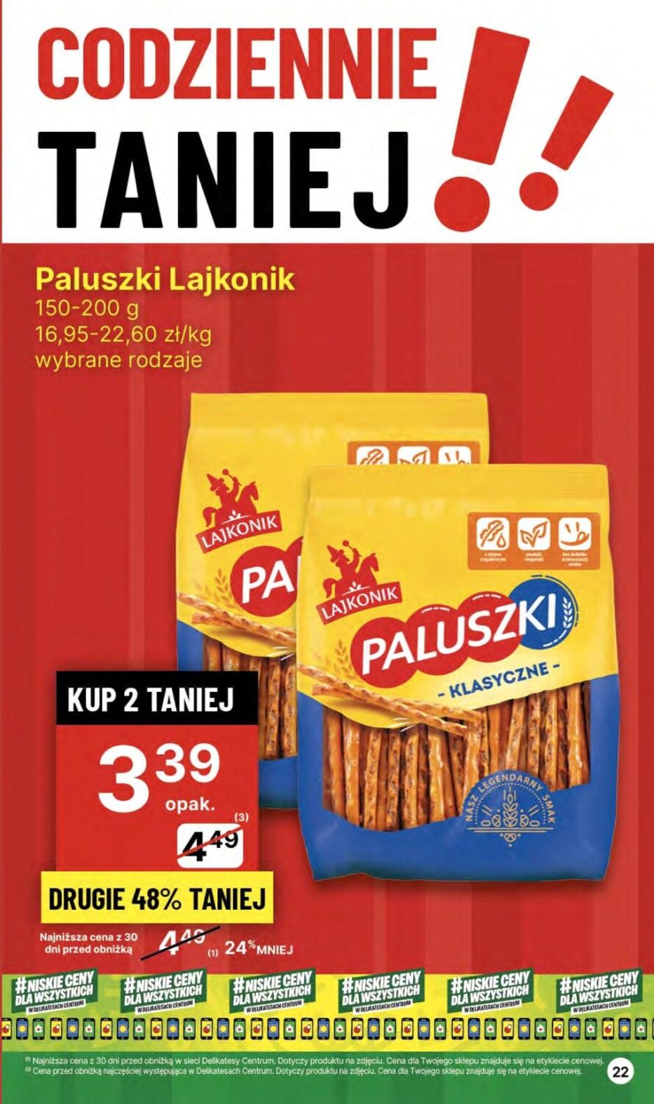 Gazetka promocyjna Delikatesy Centrum str. 22