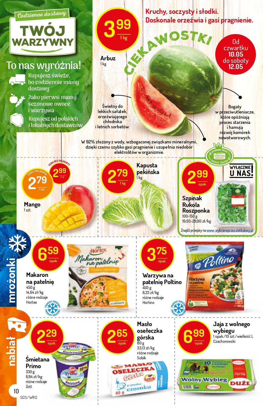 Gazetka promocyjna Delikatesy Centrum str. 10