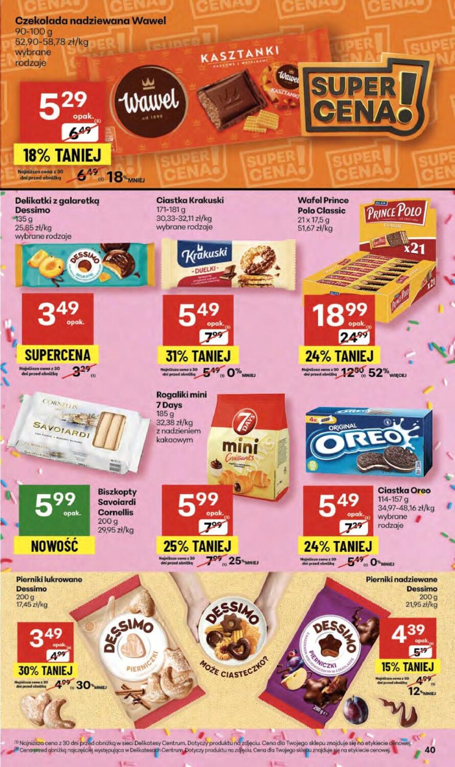 Gazetka promocyjna Delikatesy Centrum str. 40