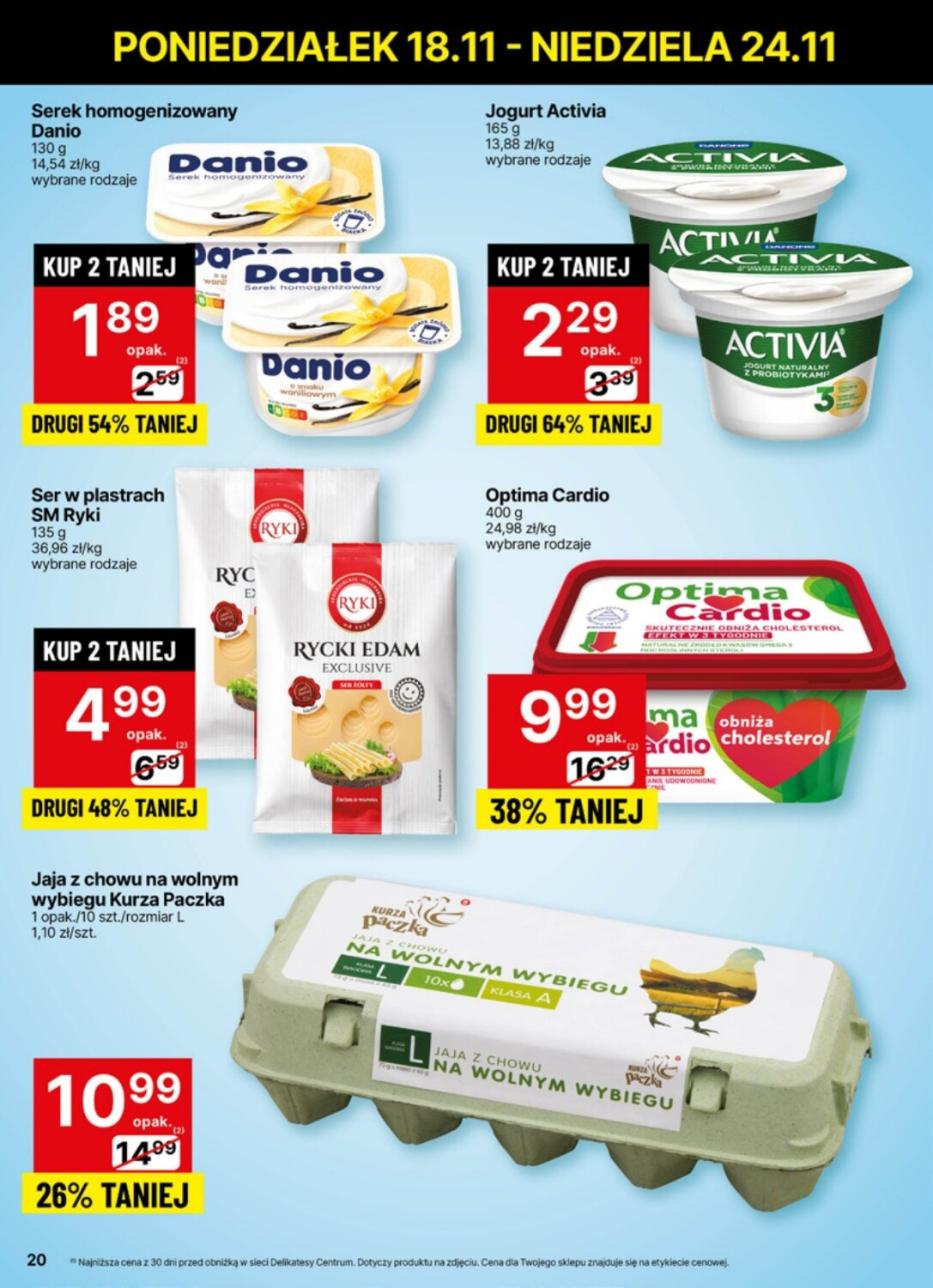 Gazetka promocyjna Delikatesy Centrum str. 20
