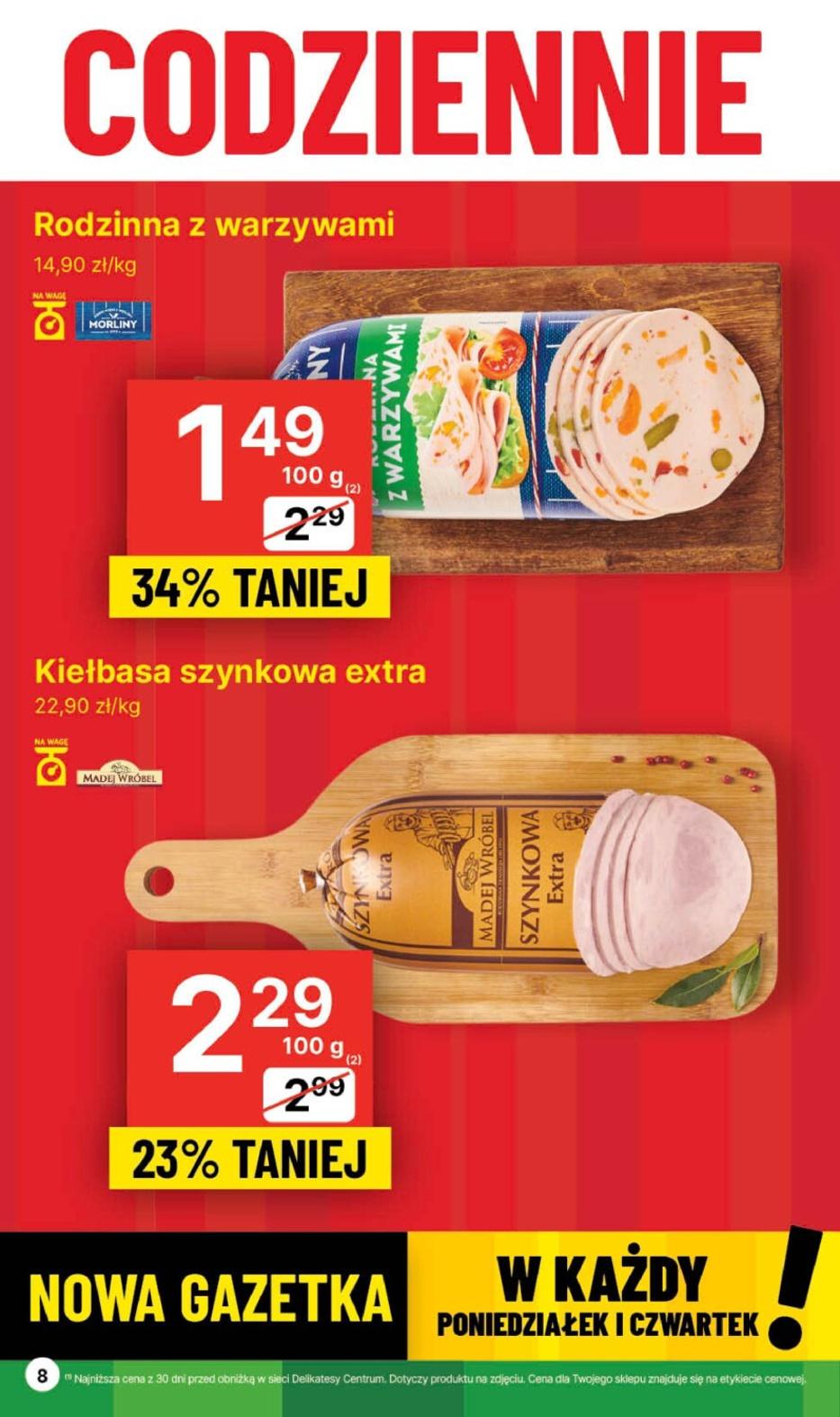 Gazetka promocyjna Delikatesy Centrum str. 8