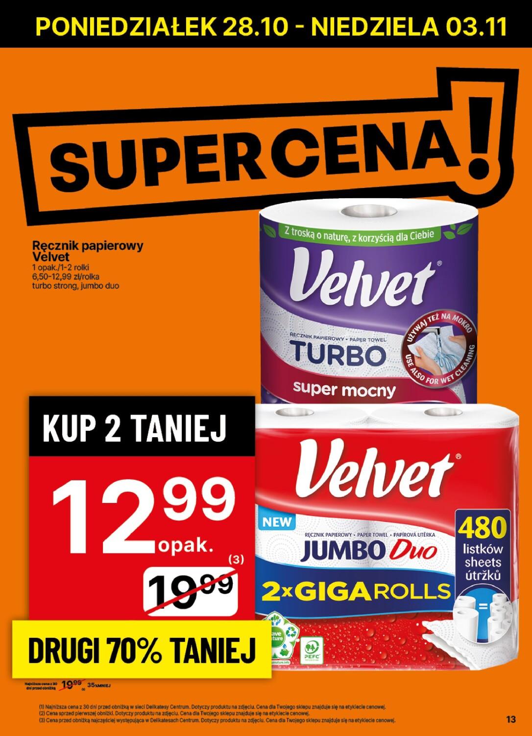 Gazetka promocyjna Delikatesy Centrum str. 13