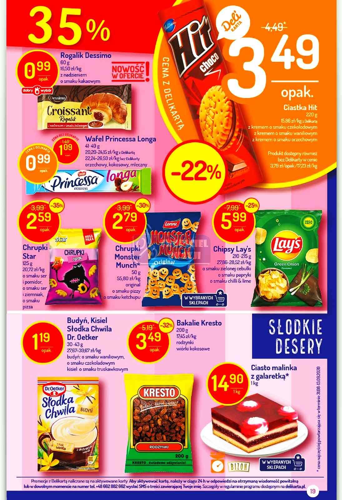 Gazetka promocyjna Delikatesy Centrum str. 19