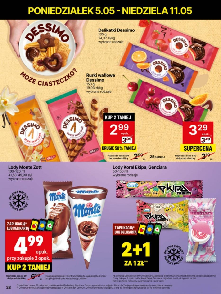 Gazetka promocyjna Delikatesy Centrum str. 28