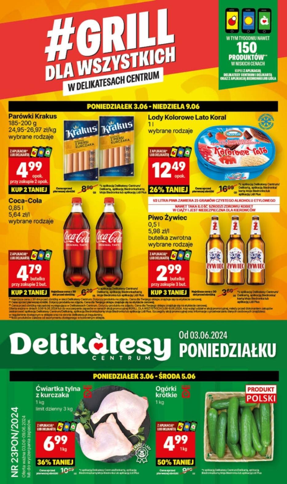 Gazetka promocyjna Delikatesy Centrum str. 1