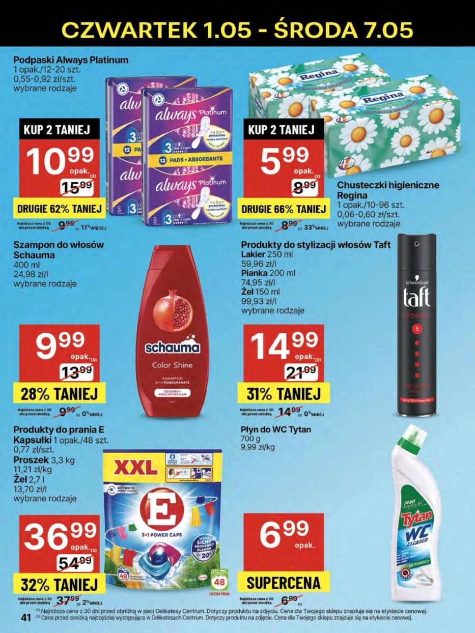 Gazetka promocyjna Delikatesy Centrum str. 41