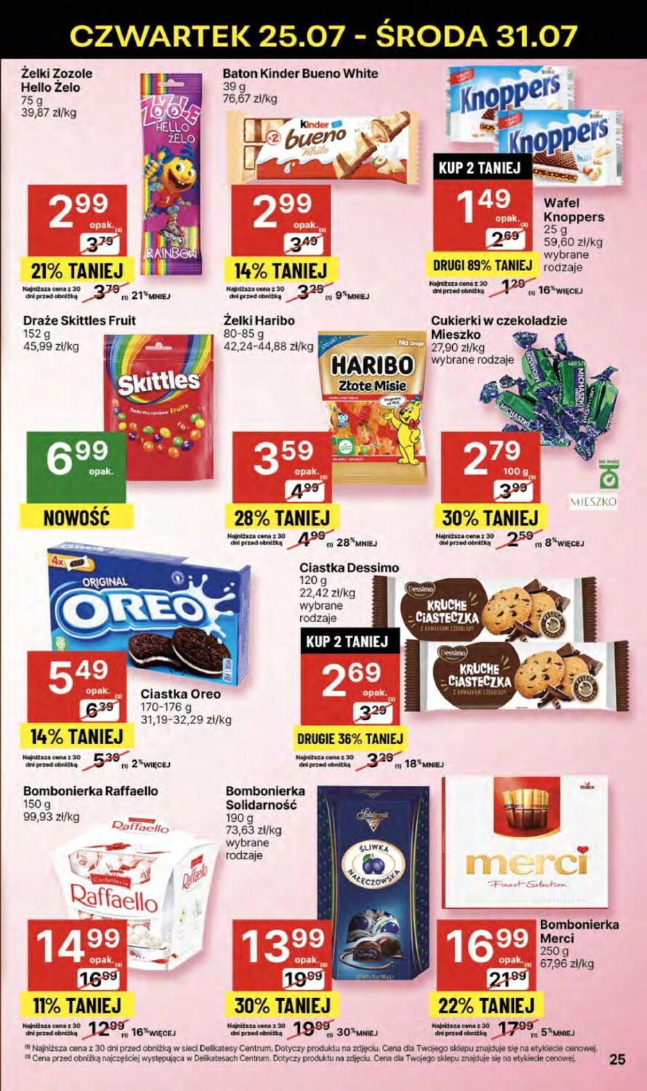 Gazetka promocyjna Delikatesy Centrum str. 25