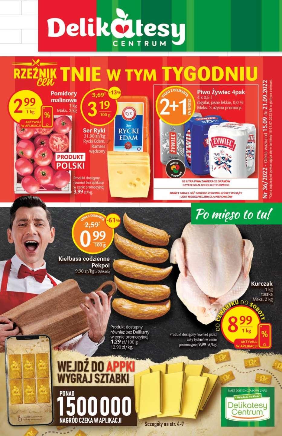 Gazetka promocyjna Delikatesy Centrum str. 1