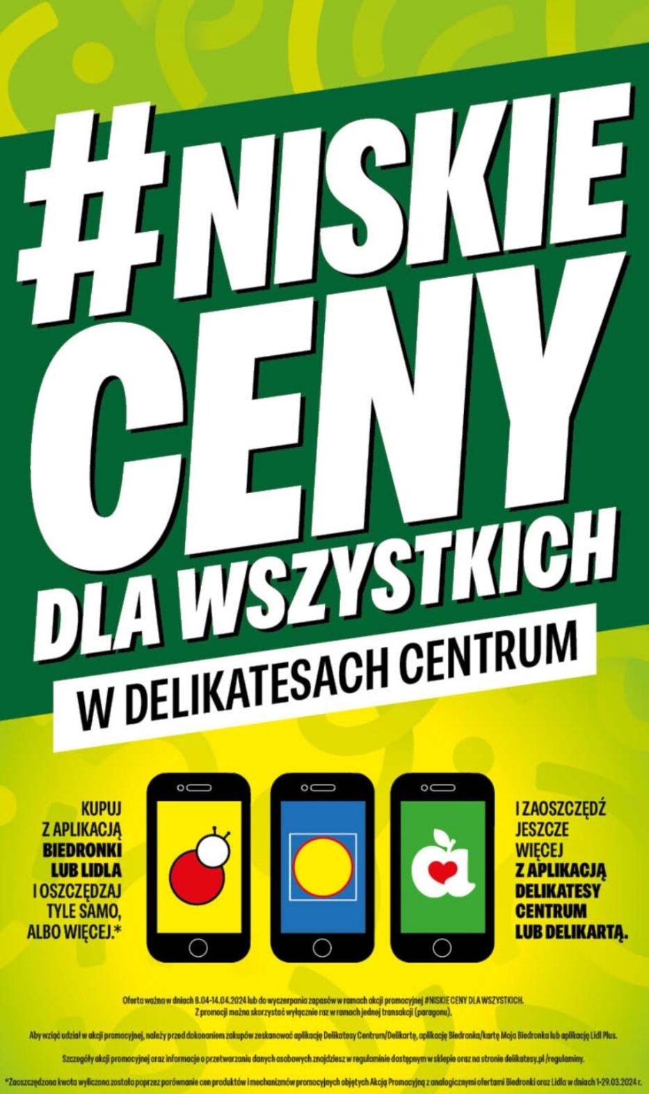 Gazetka promocyjna Delikatesy Centrum str. 1