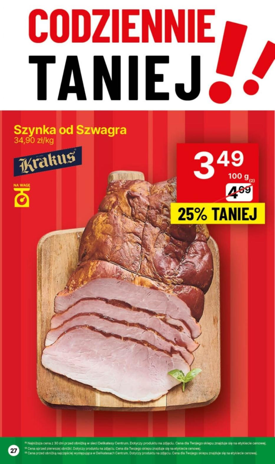 Gazetka promocyjna Delikatesy Centrum str. 27